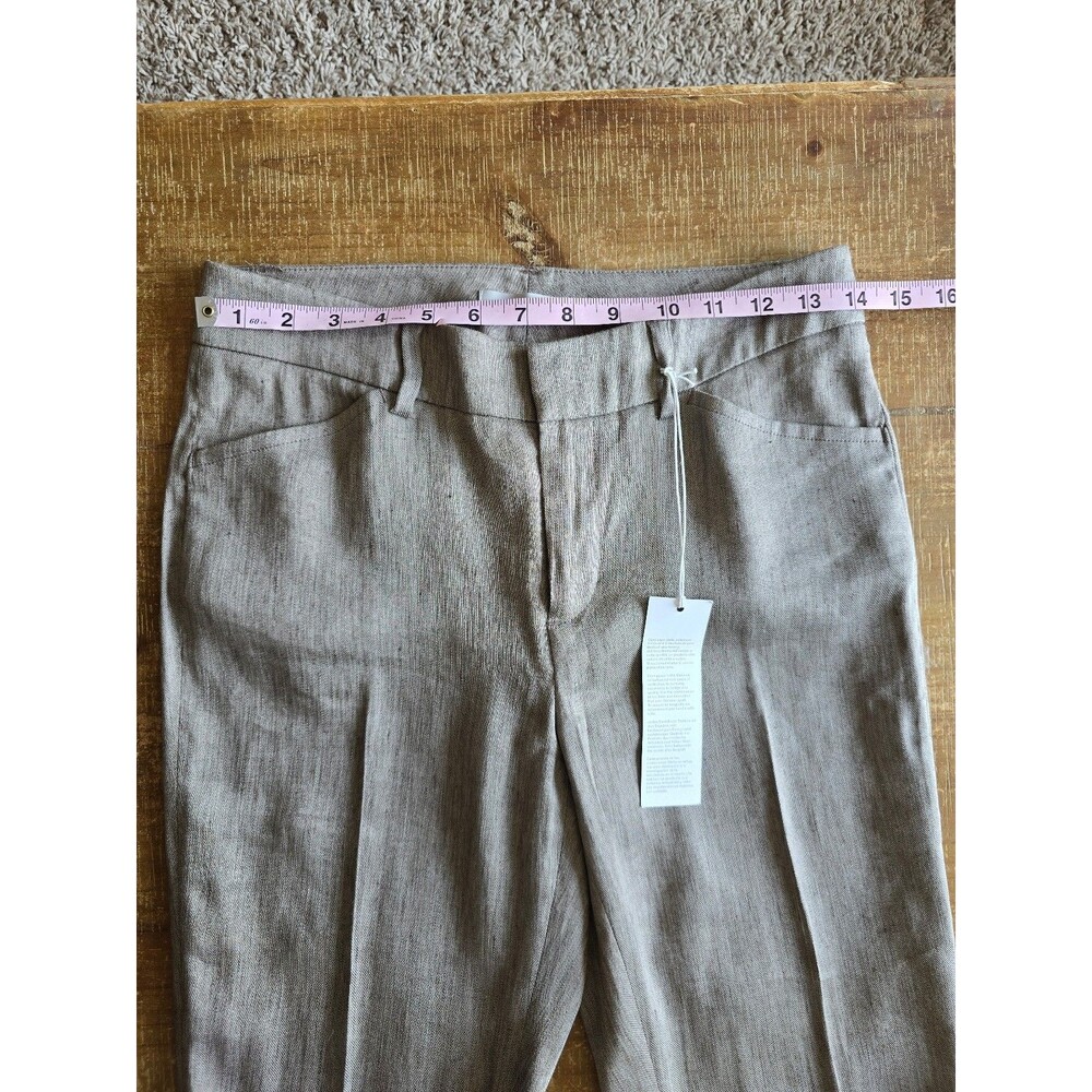 Stefanel brown‎ trouser pants women's size 4 (new) - Picture 9 of 11